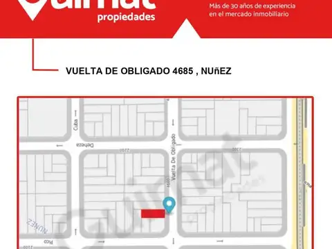 Terreno en Venta en Nuñez, USD 365.000
