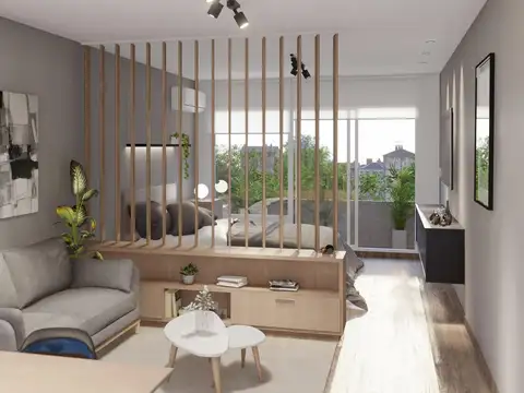 Departamento Monoambiente con 1 baño