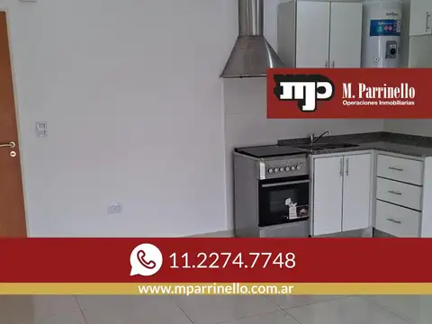 Luminoso deparamento de 2 ambientes con ballcon y cochera- En Alquiler