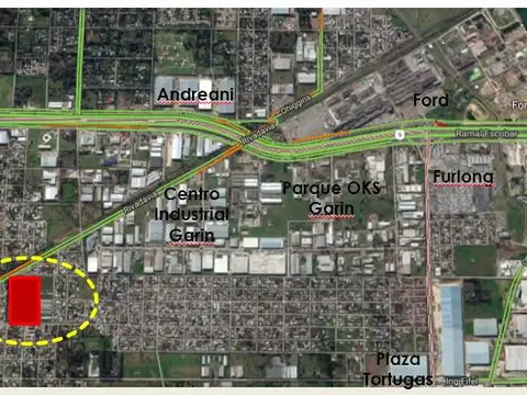 Galpon en Alquiler en Garin, USD 13.442