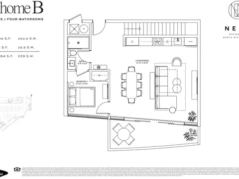 Departamento en Venta de 4 ambientes