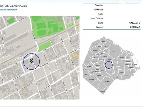 Terreno en Venta en Caballito, USD 1.100.000