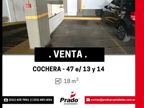 IMPERDIBLE COCHERA CUBIERTA EN VENTA - OPORTUNIDAD 