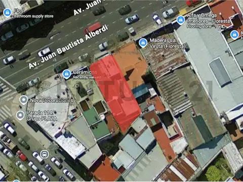 Terreno en venta en Floresta para 1500 m2 vendibles