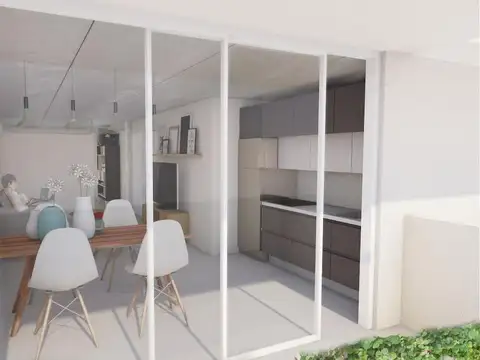 Departamento 2 ambientes con 1 baño