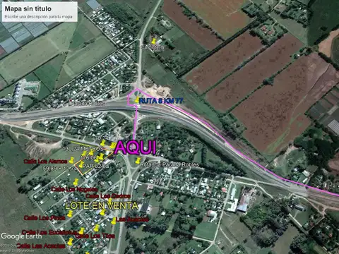 Terreno en Venta en Parada Robles, USD 100.000