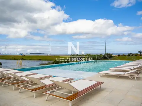 Espectacular torre con vista a la laguna y el mar. Departamento de 3 dormiotiors + servicio. Financiación.