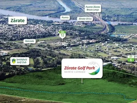 LOTES EN VENTA ZARATE GOLF CLUB 100