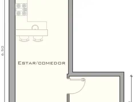 Departamento en Venta de 2 ambientes