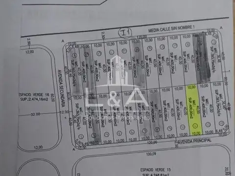 Terreno en Venta en Cerrillos, USD 13.000