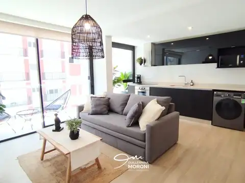 Departamento de dos ambientes a la calle c/ balcón, a estrenar, amoblado y decorado, Moreno 2100