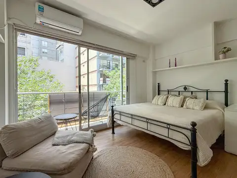 Departamento Studio con pileta y laundry en alquiler con muebles en Palermo