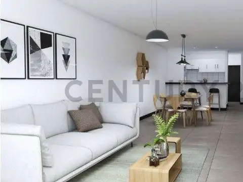 Departamento 2 ambientes con 1 baño