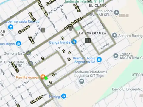 Terreno en Venta de 594,0 m2