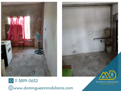 CASA 4 AMBIENTES + DEPTO 2 AMBIENTES A TERMINAR EN VENTA EN CRUCE CASTELAR