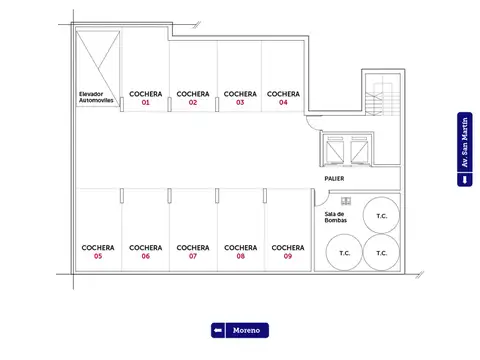 San Martín , Piso 04