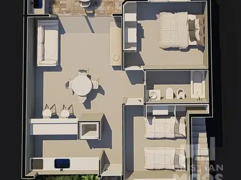 Departamento en Venta con 1 cocheras