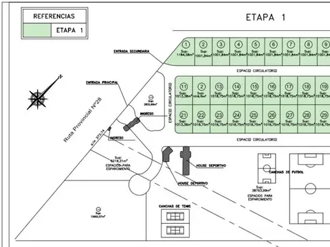 Lote en venta en  Castelo Real Club de Campo, General Rodriguez