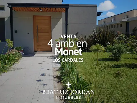 CASA 4 AMBIENTES EN VENTA, BARRIO CERRADO MONET,  LOS CARDALES