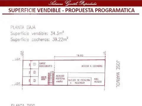 Terreno en Venta 8  mts Frente