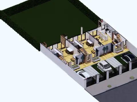 Departamento 3 ambientes con 1 baño