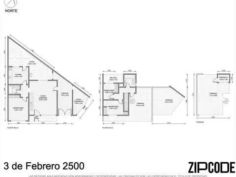 Depto Tipo Casa 4 ambientes con 1 baño