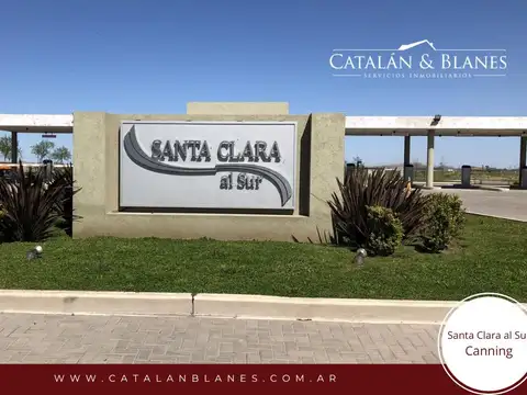 CANNING- LOTE AL LAGO SANTA CLARA AL SUR