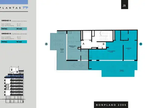Bonpland 2300 , Piso 7