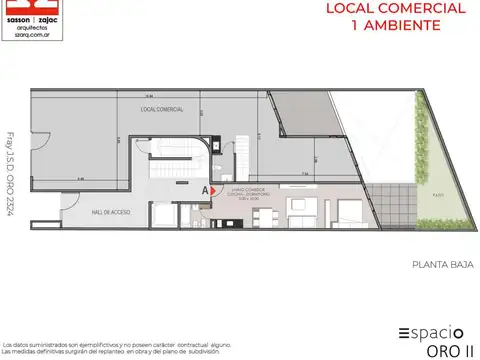 Departamento en Venta de 1 dormitorio