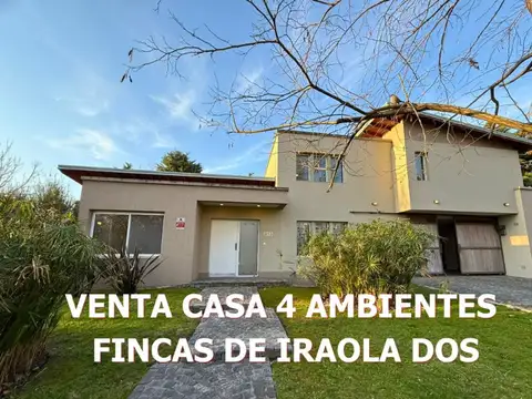VENTA CASA 4 AMB FINCAS DE IRAOLA HUDSON APTO CRED