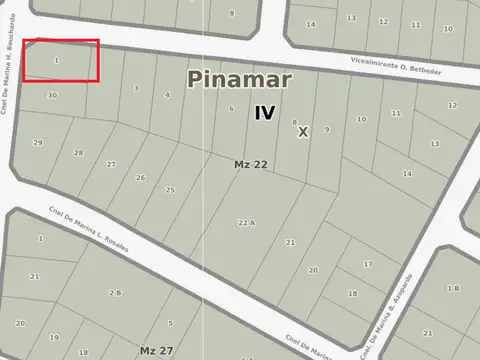 Terreno en Venta en Valeria Del Mar, USD 120.000