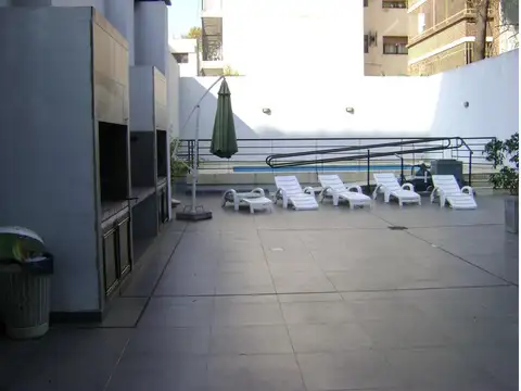 Espectacular monoambiente con balcón con pileta y SUM