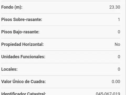 Terreno en Venta de 138,0 m2