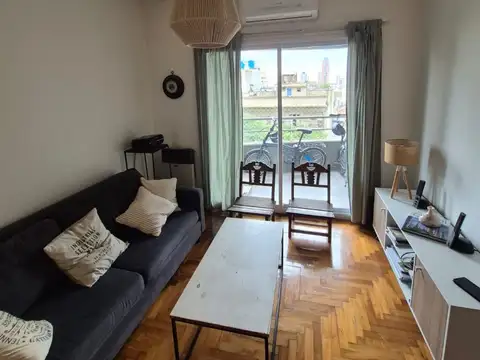Departamento 2 ambientes con 1 baño