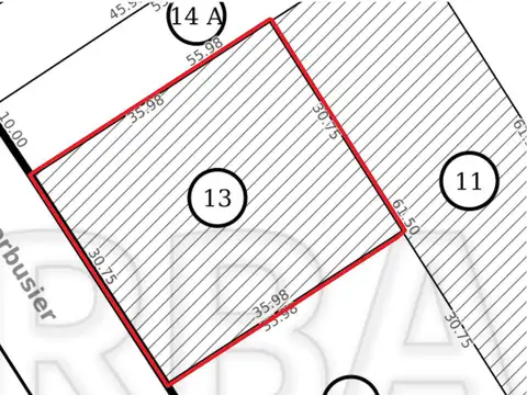 1.100m² Industriales en Le Corbusier y Beaucheff, Triangulo. Malvinas Argentinas.