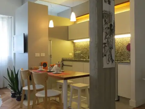 Departamento 2 ambientes con 2 baños