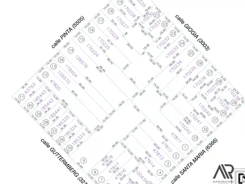 Terreno en Venta 26  mts Fondo
