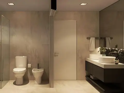 Departamento 3 ambientes con 2 baños