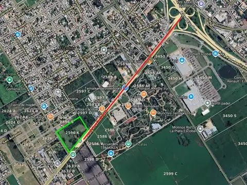 Fracción en venta sobre Ruta 25, a metros de Panamericana