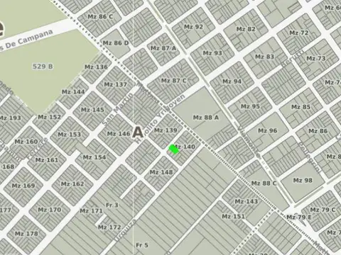 Terreno en Venta 23  mts Fondo