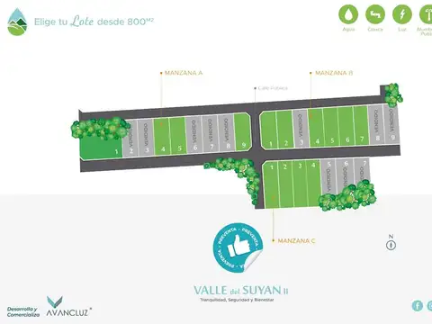 Terreno en Venta en Juana Koslay, USD 36.000