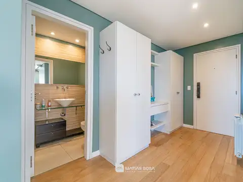 Departamento 2 ambientes con 2 baños