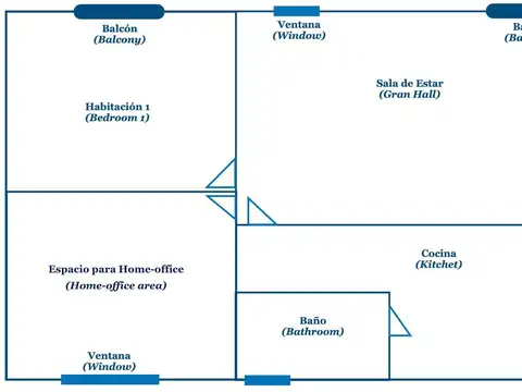 Departamento en Alquiler 80 años