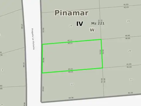 Terreno en Venta en Pinamar, USD 99.000