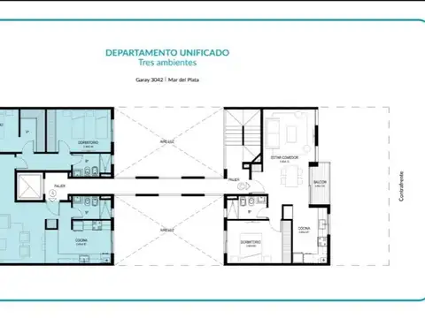 Departamento en Venta de 3 ambientes