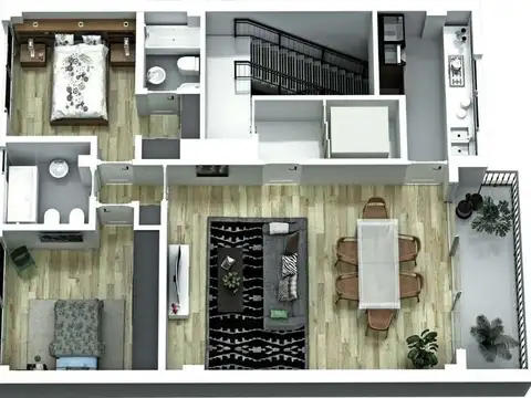 Departamento en Venta con 1 cocheras