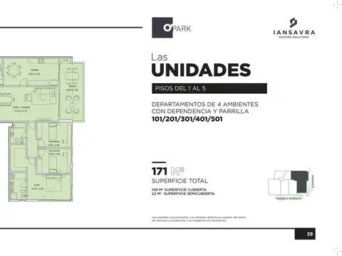 Departamento en Venta de 4 ambientes