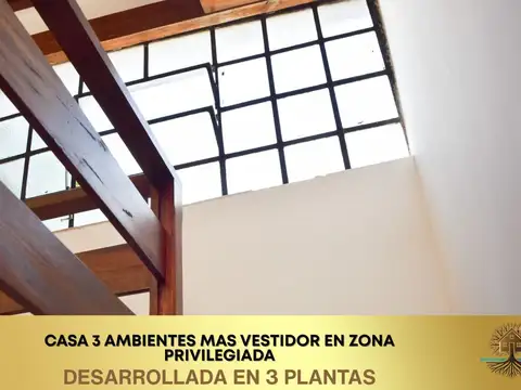Casa 3 ambientes | Vestidor | Terraza | parrilla | Lavadero en zona privilegiada Villa Ballester