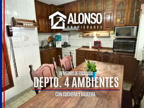 Departamento 4 Ambientes con Cochera en Venta en Escalada