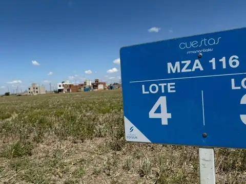 Terreno en Cuestas de Manantiales